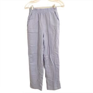 Forever 21 Light Blue Linen Blend Pants